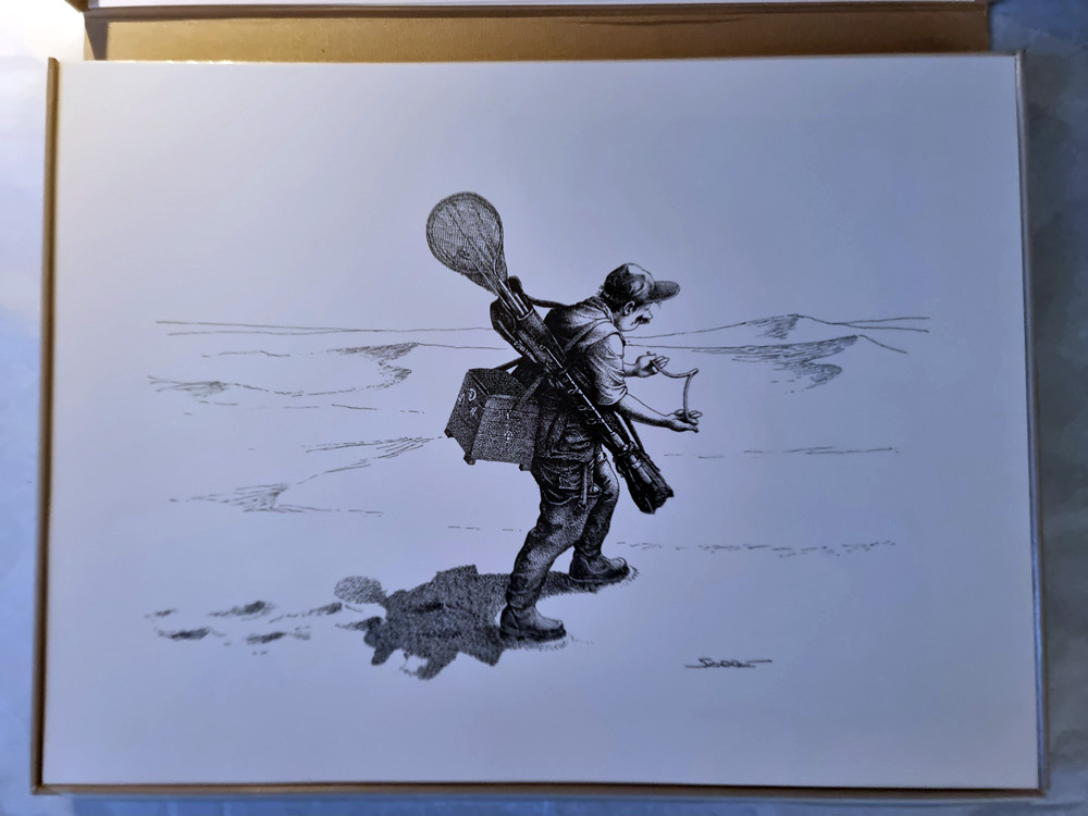"PÊCHE" de Claude SERRE- Editions Glénat 1994 COFFRET ORIGINAL épreuve d'artiste signée tirage 400 exemplaires – Image 5