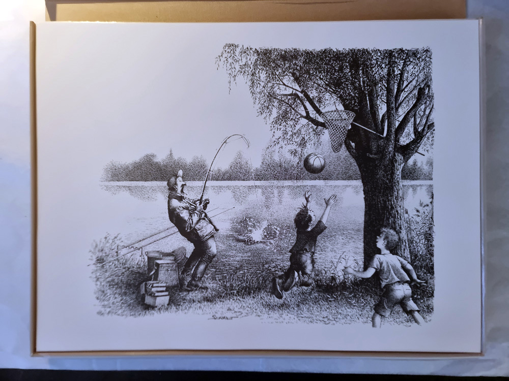 "PÊCHE" de Claude SERRE- Editions Glénat 1994 COFFRET ORIGINAL épreuve d'artiste signée tirage 400 exemplaires – Image 6