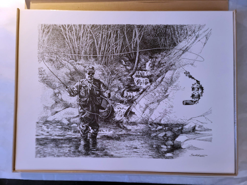 "PÊCHE" de Claude SERRE- Editions Glénat 1994 COFFRET ORIGINAL épreuve d'artiste signée tirage 400 exemplaires – Image 8