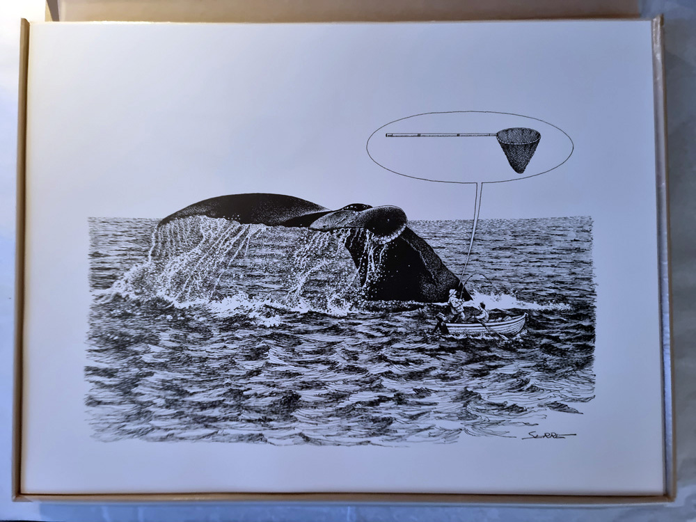 "PÊCHE" de Claude SERRE- Editions Glénat 1994 COFFRET ORIGINAL épreuve d'artiste signée tirage 400 exemplaires – Image 10
