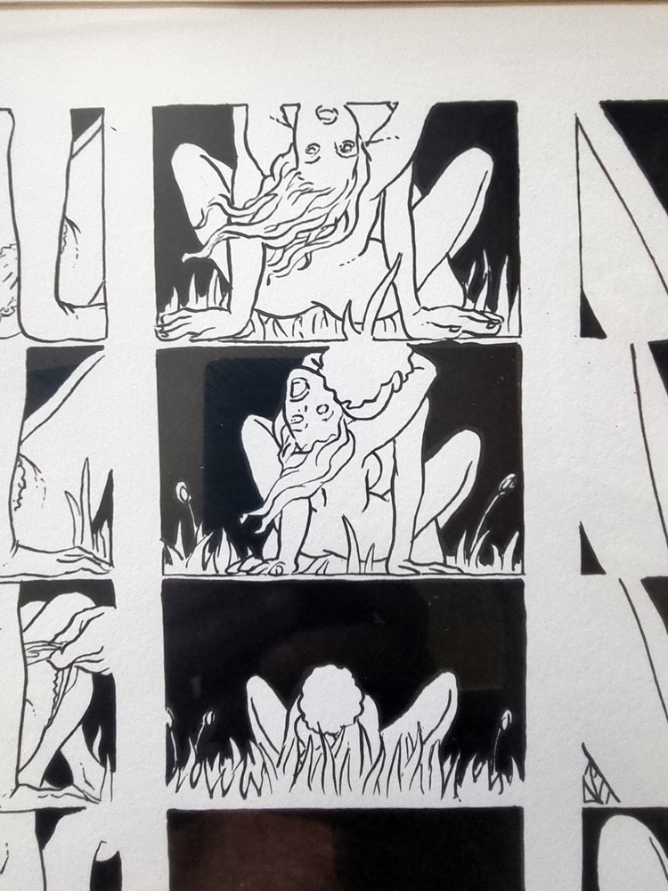 "amour nature" Tirage sur papier d'art 1981 d'après un dessin e BARBE André François (1936-2014) 60 x 40 cm – Image 12