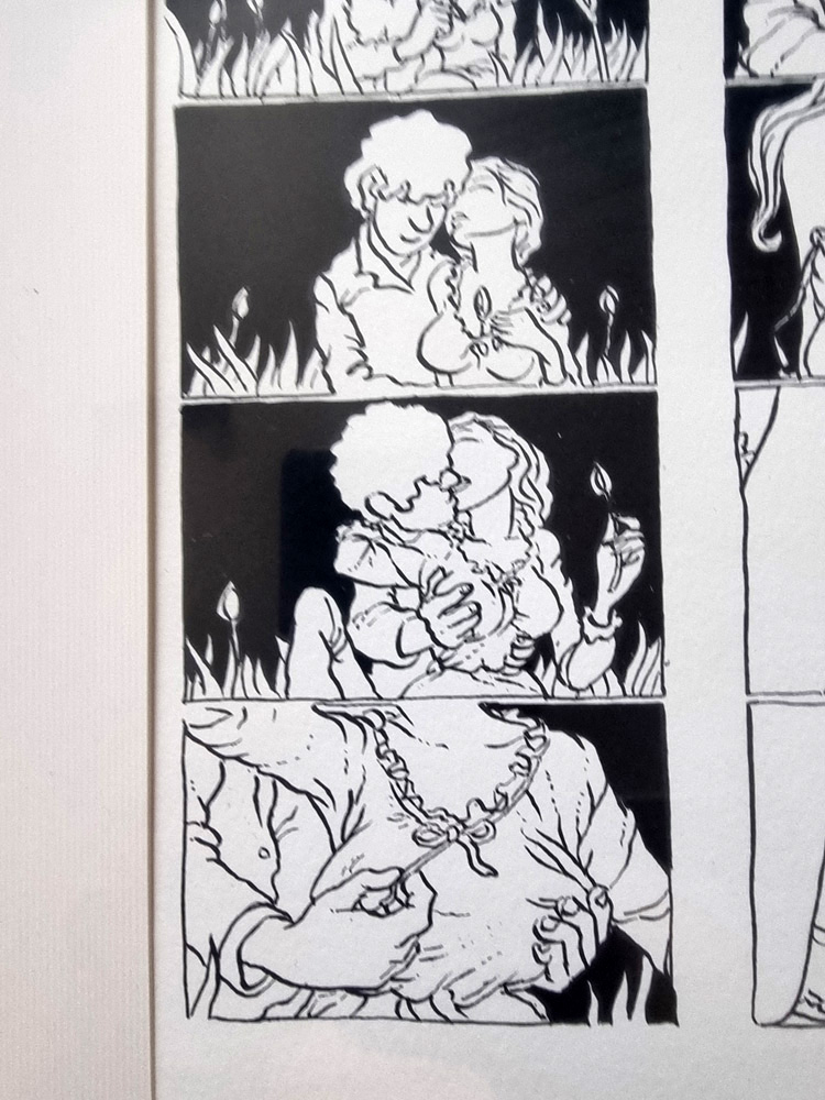 "amour nature" Tirage sur papier d'art 1981 d'après un dessin e BARBE André François (1936-2014) 60 x 40 cm – Image 5