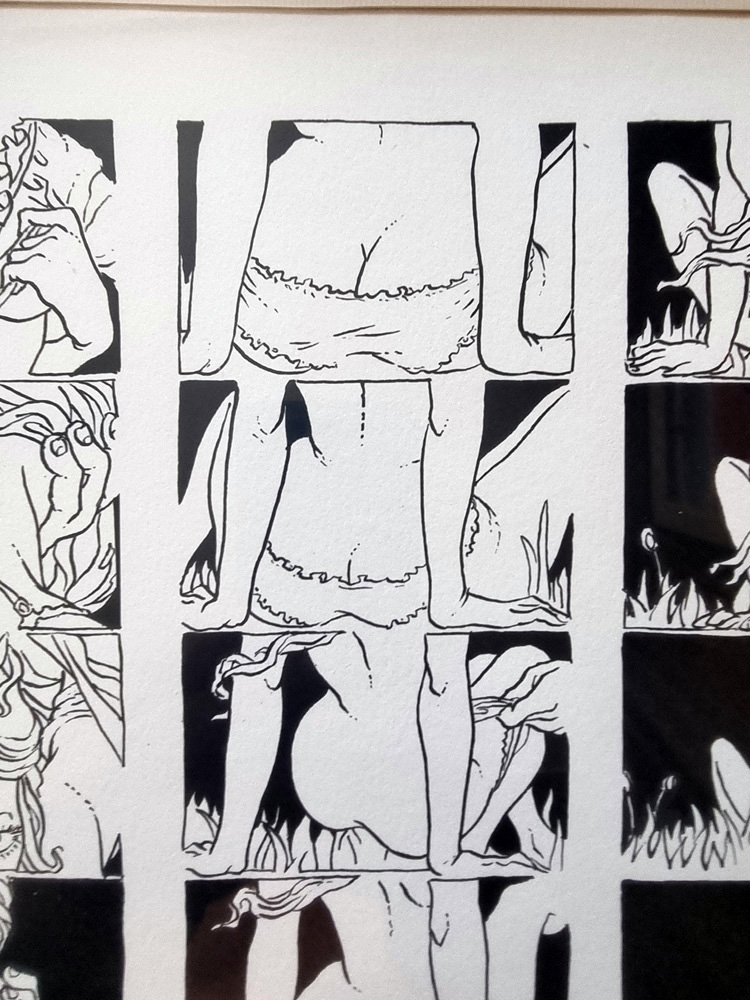 "amour nature" Tirage sur papier d'art 1981 d'après un dessin e BARBE André François (1936-2014) 60 x 40 cm – Image 9