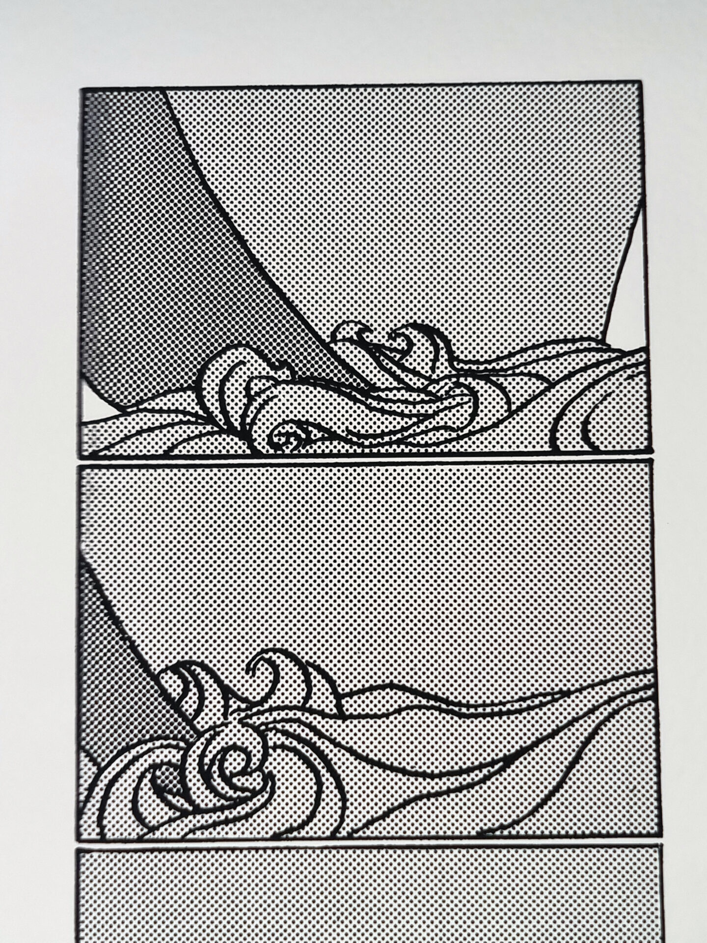 "vague érotique" Tirage sur papier d'art 1981 d'après un dessin e BARBE André François (1936-2014) 60 x 40 cm – Image 11