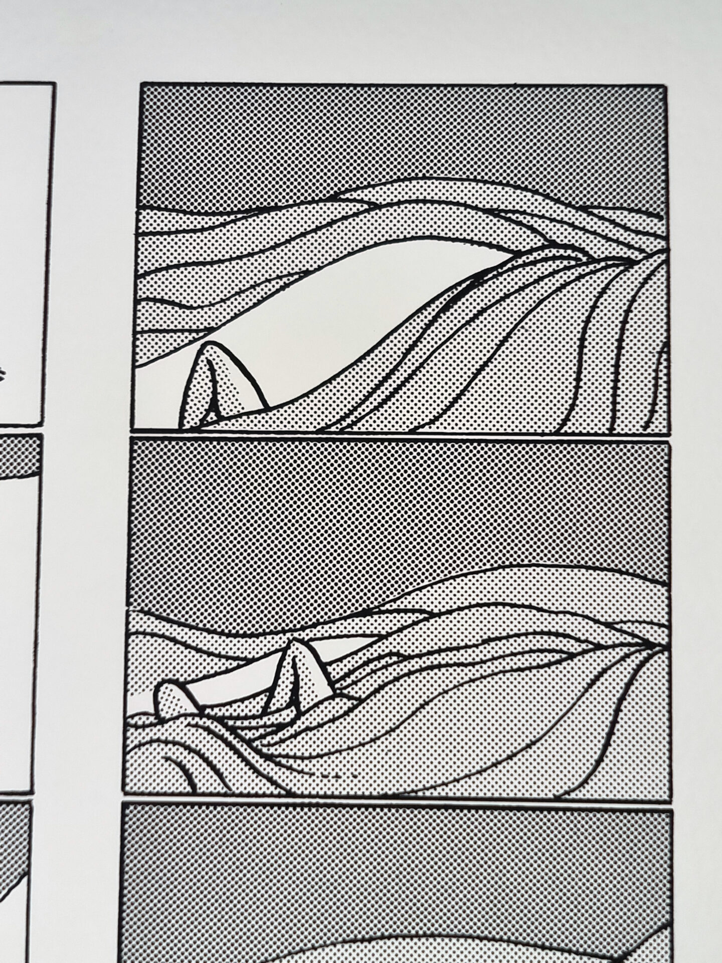 "vague érotique" Tirage sur papier d'art 1981 d'après un dessin e BARBE André François (1936-2014) 60 x 40 cm – Image 5