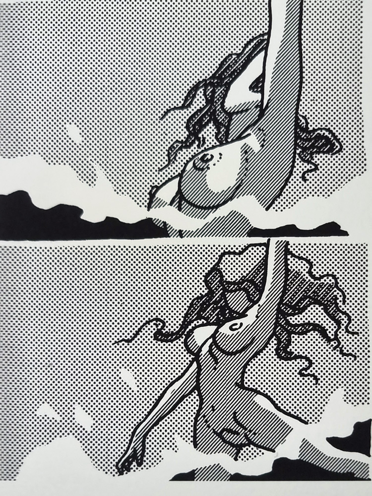 "pilule érotique" Tirage sur papier d'art 1981 d'après un dessin e BARBE André François (1936-2014) 60 x 40 cm – Image 15