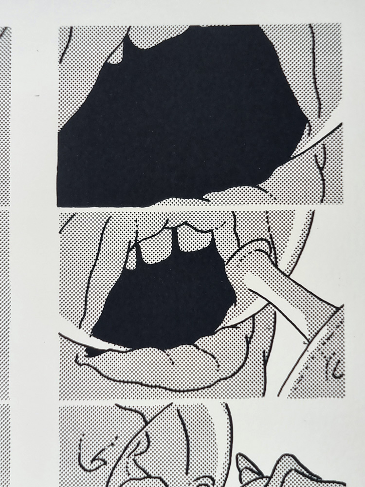 "pilule érotique" Tirage sur papier d'art 1981 d'après un dessin e BARBE André François (1936-2014) 60 x 40 cm – Image 19
