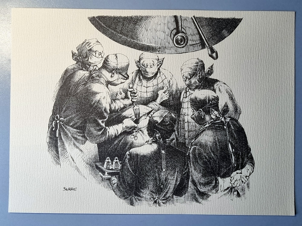 sérigraphie originale de Claude SERRE- venant d'une coffret ED. GRESIVAUDAN 1972 Elle date des années 70. 2