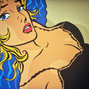 SEXY SUMMER PIN-UP by TUSHIKUNI 1973 (Roy Lichtenstein VS Kuni) / Limited 10 ex edition