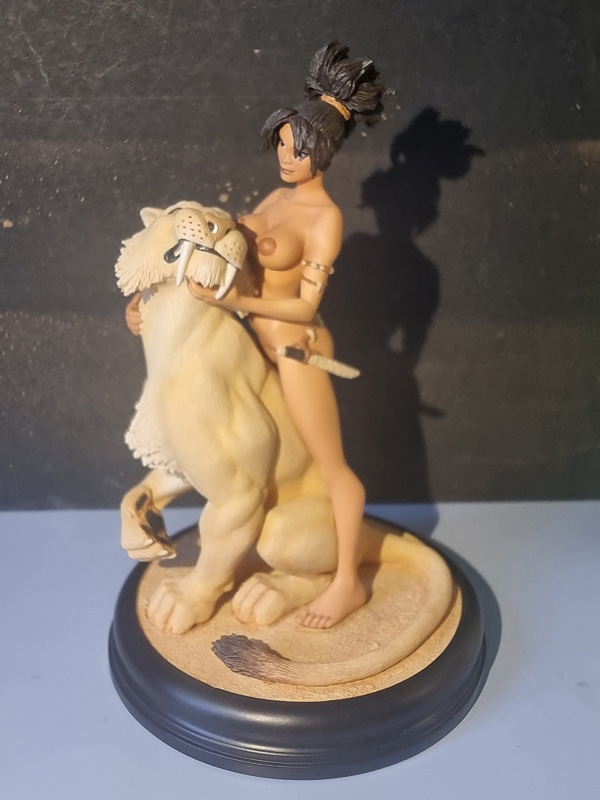 TIGER TRACY " Jungle queen" - statuette résine ATTAKUS / d'après Olivier Vatine année 2008 avec boite parfait état – Image 5