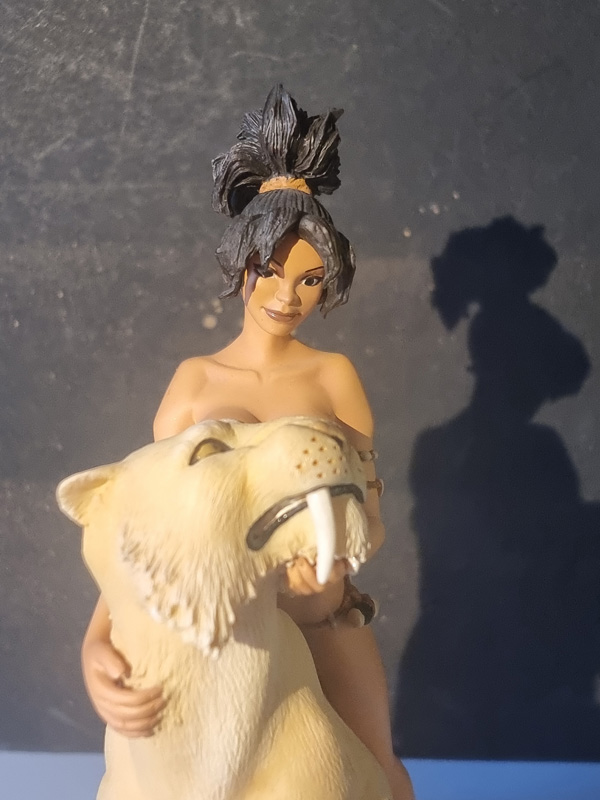 TIGER TRACY " Jungle queen" - statuette résine ATTAKUS / d'après Olivier Vatine année 2008 avec boite parfait état – Image 7