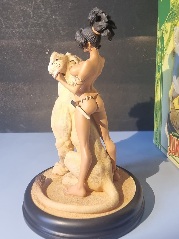 TIGER TRACY " Jungle queen" - statuette résine ATTAKUS / d'après Olivier Vatine année 2008 avec boite parfait état – Image 13