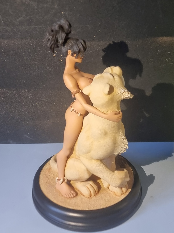 TIGER TRACY " Jungle queen" - statuette résine ATTAKUS / d'après Olivier Vatine année 2008 avec boite parfait état – Image 15