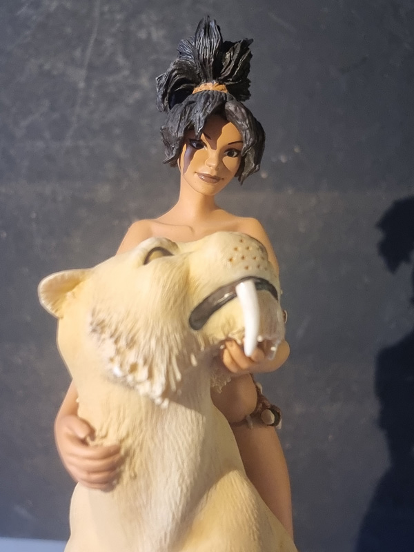 TIGER TRACY " Jungle queen" - statuette résine ATTAKUS / d'après Olivier Vatine année 2008 avec boite parfait état – Image 16