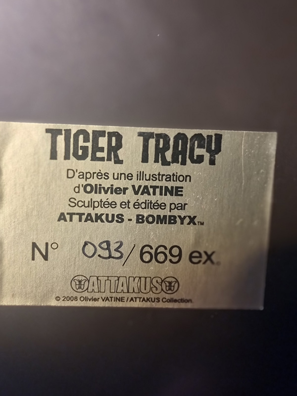 TIGER TRACY " Jungle queen" - statuette résine ATTAKUS / d'après Olivier Vatine année 2008 avec boite parfait état – Image 17