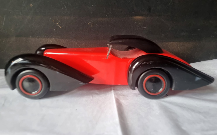 Michel Aroutcheff pour Vilac – BUGATTI - Rouge laquée - très bon état circa1980 – Image 2