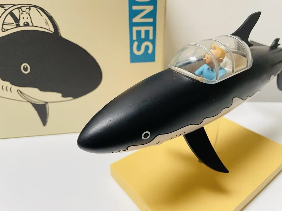 Figurine Tintin icones Moulinsart - le sous marin requin - "le trésor de Rackham le rouge" ref 46402 - 2023 -- neuf avec boite et certificat – Image 3